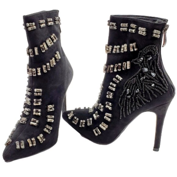 Cape Robbin Beronica-12 High Heel Black Ankle - Picture 3 of 7